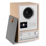 Canzo interneta radio ar DAB+/FM uztvērēju, gaiša koka krāsā Canzo interneta radio ar DAB+/FM uztvērēju, gaiša koka krāsā