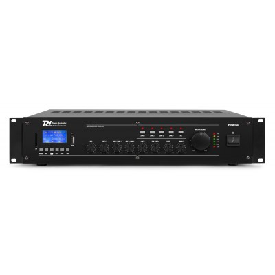 Power Dynamics PRM360 100V 6-CH mikšeris-pastiprinātājs 4-zonu 360W