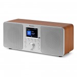 Audizio Genua DAB+ Stereo Radio Sudrabs