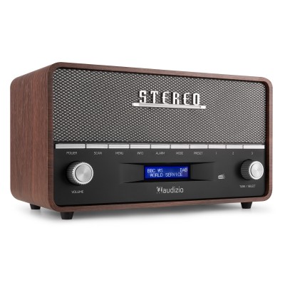 Audizio Corno Retro DAB+ Radio Grey pelēks