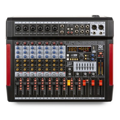 Power Dynamics PDM-T804 Stage Mixer 8 kanālu DSP/MP3