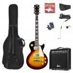 GigKit Electric Guitar Pack LP Style Sunburst
