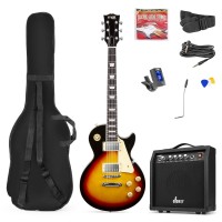GigKit Electric Guitar Pack LP Style Sunburst