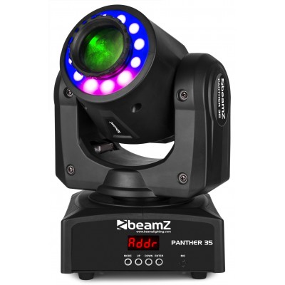 beamZ Panther 35 Led Spot kustīga galva ar LED gredzenu