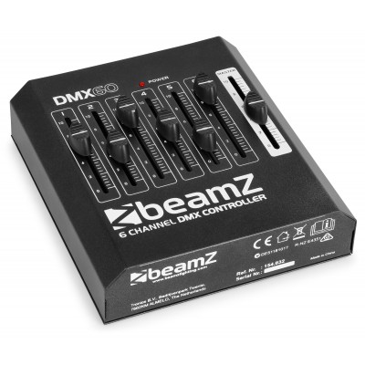 beamZ DMX60 kontrolieris 6 kanālu