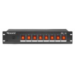 beamZ PS08S Switch Panel 8-Channel Schuko Sockets