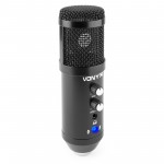 Vonyx CM320B studijas mikrofons USB melns ar atbalsi