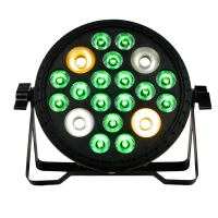 LIGHT4ME MULTIPAR 416 RGB-UV+WW/CW skatuves prožektors LED apgaismojums ballīšu gaismas dekorēšanai tālvadības pults