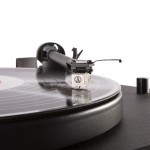 RP340 Hi-Fi plates atskaņotājs, augstas kvalitātes, melns