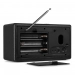 Tune60 DAB radio retro stilā, melns