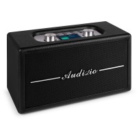 Tune60 DAB radio retro stilā, melns