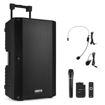 Vonyx VSA700-BP portatīvā sistēma 15" Combi
