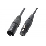 CX35-3 kabelis XLR vīrišķais/sieviete 3m melns