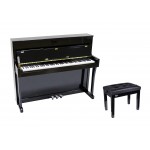 V-TONE BL-980 BK digitālās klavieres MELNAS un klavieru sēdeklis MELNS