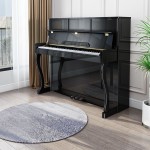 V-TONE BL-980 BK digitālās klavieres MELNAS un klavieru sēdeklis MELNS