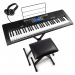 Rhapsody61L elektroniskā tastatūra ar 61 apgaismotu taustiņu Komplekt