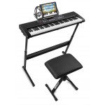 MAX KB4SET elektroniskās tastatūras 61 taustiņu Premium komplekts MAX KB4SET elektroniskās tastatūras 61 taustiņu Premium komplekts