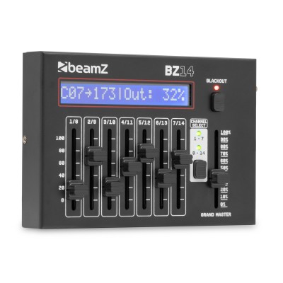BZ14 DMX kontrolieris 2x 7 DMX kanāli