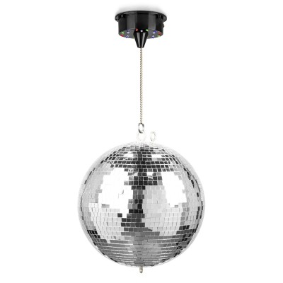 MB30ML disko bumba 30cm ar motoru un LED gaismu