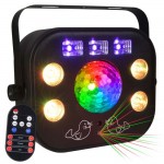 LIGHT4ME MULTIPHASE daudzefektu LED UV mazgāšanas strobe LIGHT4ME MULTIPHASE daudzefektu LED UV mazgāšanas strobe