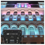 LIGHT4ME IP PAR 360 skatuves prožektoru gaismas efekta āra apgaismojums IP68 60x1.5W LED RGB LIGHT4ME IP PAR 360 skatuves prožektoru gaismas efekta āra apgaismojums IP68 60x1.5W LED RGB