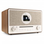 Lucca interneta radio ar DAB+ un CD atskaņotāju Wood