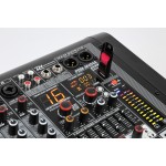 Power Dynamics PDM-M404A 4 kanālu mūzikas mikšeris ar pastiprinātāju