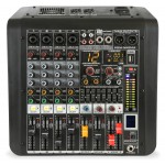Power Dynamics PDM-M404A 4 kanālu mūzikas mikšeris ar pastiprinātāju