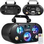 LIGHT4ME ULTRABOX 1 šviesos daugiafunkcinis LED RGBA 6in1 gobo efektas magiškas kamuolys vandens banga aukso stroboskopas lazerinis diskotekų DJ apšvietimas LIGHT4ME ULTRABOX 1 šviesos daugiafunkcinis LED RGBA 6in1 gobo efektas magiškas kamuolys vandens banga aukso stroboskopas lazerinis diskotekų DJ apšvietimas