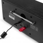 Foza WIFI interneta stereo radio ar DAB+ melnu