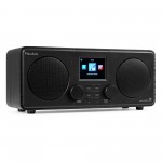 Foza WIFI interneta stereo radio ar DAB+ melnu