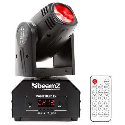BeamZ Panther 15 Pocket Beam LED kustīgā galva Gaismas efekts