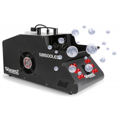BeamZ SB1500LED dūmu un burbuļu mašīnas RGB gaismas diodes