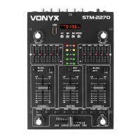 Vonyx STM2270 4 kanālu mikšeris ar skaņas efektiem USB/MP3/BT