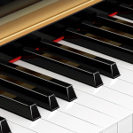 V-TONE BL-980 WH digitālās vertikālās klavieres, baltas, un sēdeklis klavierēm, balts