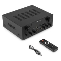 AV430B karaoke pastiprinātājs 2x 300W melns