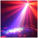 LIGHT4ME PARTY BOX disko efektu LED bumbiņu lāzera strobe gobo LIGHT4ME PARTY BOX disko efektu LED bumbiņu lāzera strobe gobo