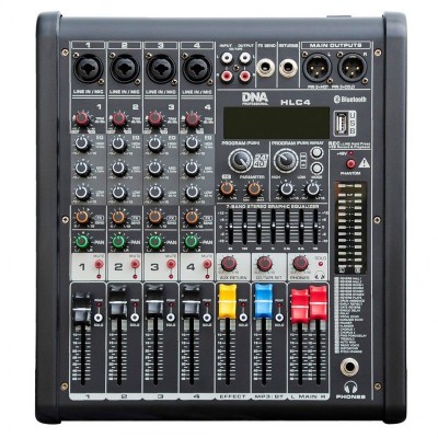 DNA HLC 4 analogais audio mikseris 4 kanāli