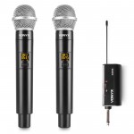 Vonyx WM552 dubultā bezvadu mikrofona Plug-and-Play komplekts Vonyx WM552 dubultā bezvadu mikrofona Plug-and-Play komplekts