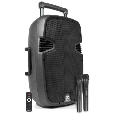 Vonyx SPJ-PA912 portatīvā skaņas sistēma ABS 12" 2 UHF/USB/MP3