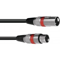 OMNITRONIC XLR Kabel 3pol 20m sw