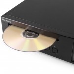 Audizio Brescia interneta uztvērējs ar pastiprinātāju, DAB+ un CD atskaņotāju melns