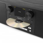 Neapoles digitālās mūzikas sistēmas CD/BT/DAB+/Internet Black