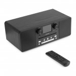 Neapoles digitālās mūzikas sistēmas CD/BT/DAB+/Internet Black