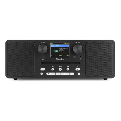 Neapoles digitālās mūzikas sistēmas CD/BT/DAB+/Internet Black