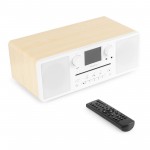 Neapoles digitālās mūzikas sistēmas CD/BT/DAB+/Internet White
