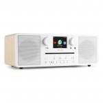 Neapoles digitālās mūzikas sistēmas CD/BT/DAB+/Internet White