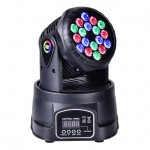 LIGHT4ME COMPACT MOVING HEAD 18x3W RGB LED kustīga galva LIGHT4ME COMPACT MOVING HEAD 18x3W RGB LED kustīga galva