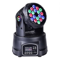 LIGHT4ME COMPACT MOVING HEAD 18x3W RGB LED kustīga galva