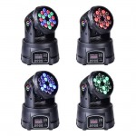 LIGHT4ME COMPACT MOVING HEAD 18x3W RGB LED kustīga galva LIGHT4ME COMPACT MOVING HEAD 18x3W RGB LED kustīga galva
